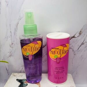 Vintage‎ Avon Summer Smoothies Spritzer Spray & Body Powder 2 Piece Set New